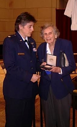 Ruth Fleisher Receiving Congressional Gold Medal